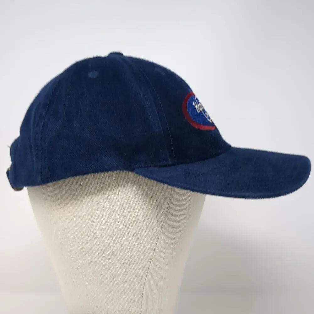 Hard Rock Cafe Denver Blue Baseball Cap One Size Love All Serve All Hat Cotton